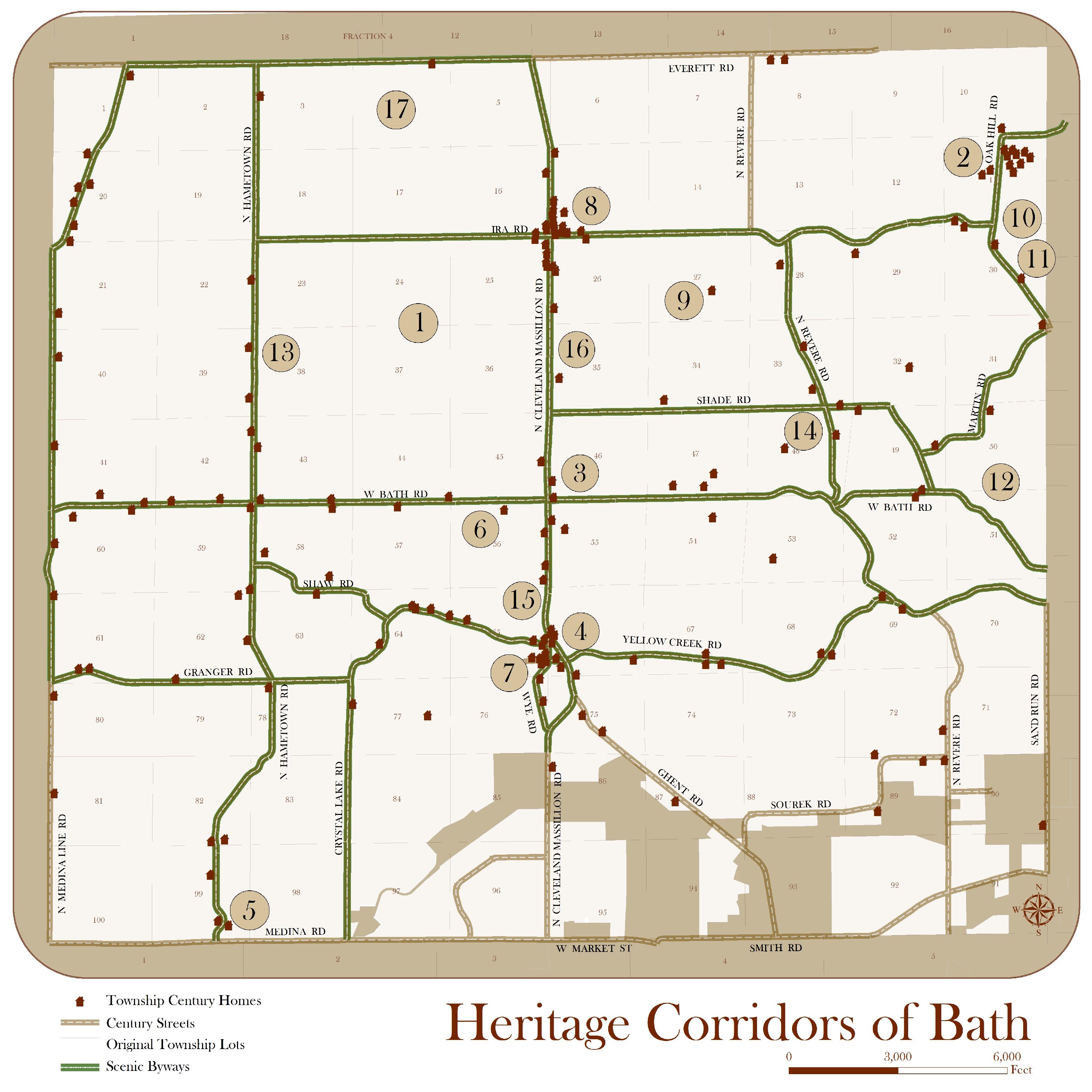 Heritage Corridors of Bath Map - Copy